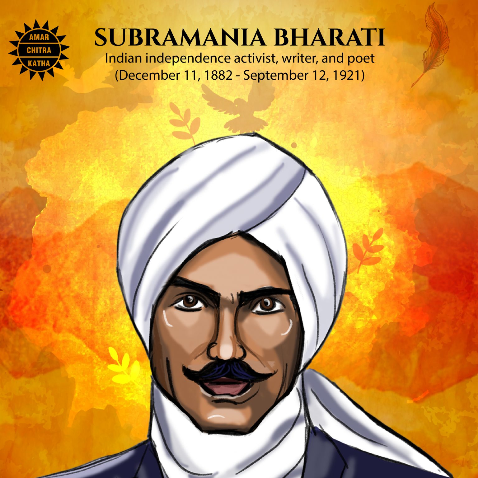 subramania bharati biography in short