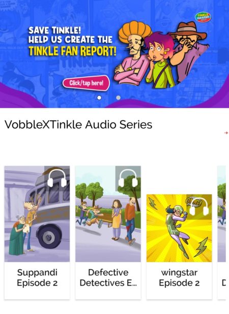 Audio Subscription Tinkle