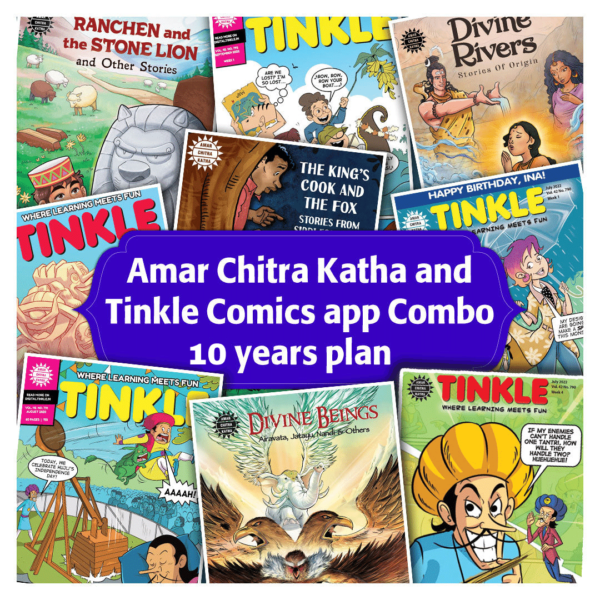 Amar Chitra Katha and Tinkle Comics App - 10 year Access